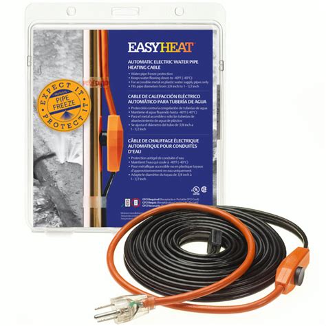 automatic electric water pipe heating cable for heating cat box|EasyHeat™ AHB Cable .